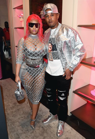 Nicki Minaj and BF Kenneth Petty Arrive at Her Fendi X Nicki Minaj Party