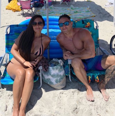 Sammi Giancola and Christian Biscardi Beach Jersey Shore