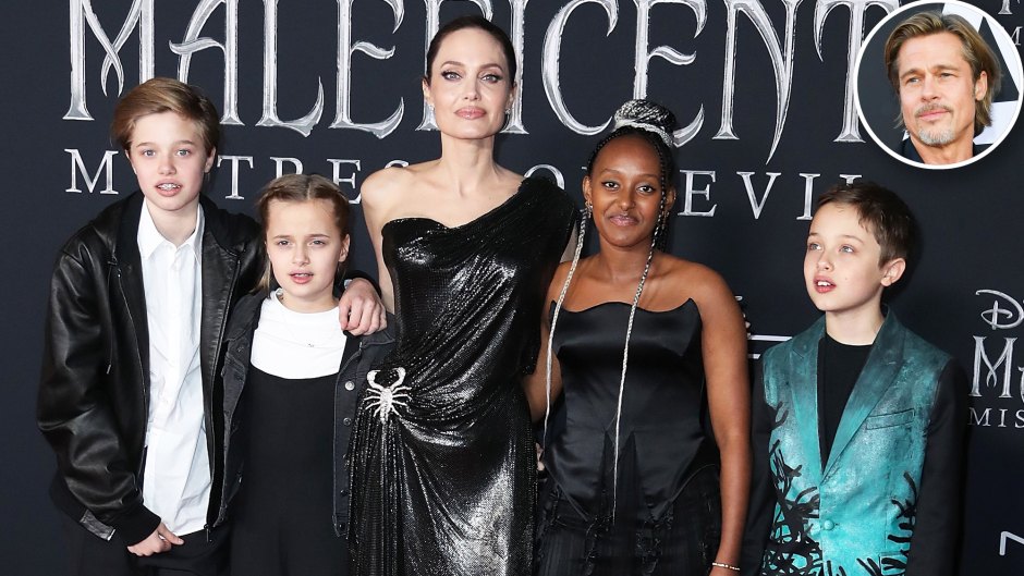 Angelina Jolie Brad Pitt Kids Open Spending Thanksgiving Father