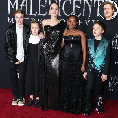 Angelina Jolie Brad Pitt Kids Open Spending Thanksgiving Father