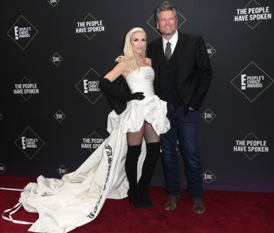 Blake Shelton 'Proud' to Be With Gwen Stefani at PCAs: They Were 'Whispering to Each Other' and 'Cracking Up'