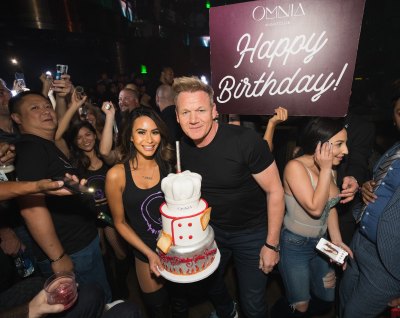 Celebrity Chef Gordon Ramsay Celebrates Birthday at OMNIA Nightclub at Caesars Palace Las Vegas on Nov. 5