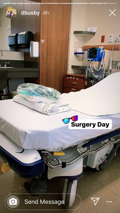 Danielle Busby Prepares for Surgery in the Hospital