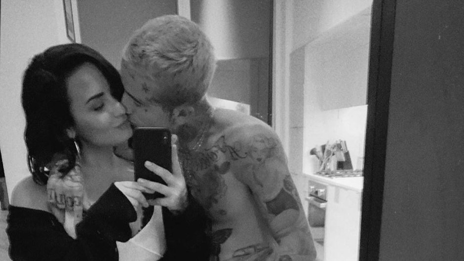 Demi Lovato Taking a Mirror Selfie With Her New BF