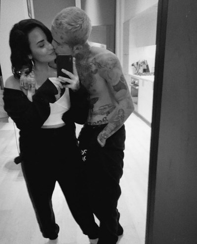 Demi Lovato Taking a Mirror Selfie With Her New BF