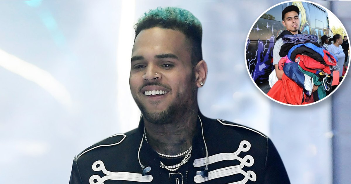 Chris Brown's Fans Camped Out Overnight for His Yard Sale in L.A.