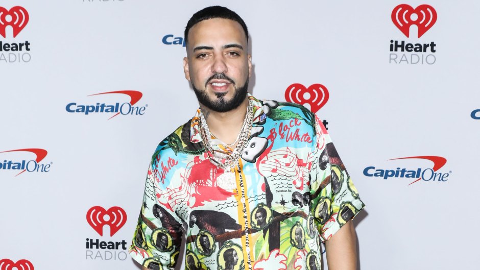 French Montana Wearing a Colored Shirt