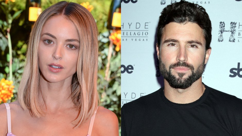 A split image of Kaitlynn Carter and Brody Jenner