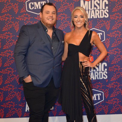 Luke Combs and wife Nicole Hocking on Red Carpet