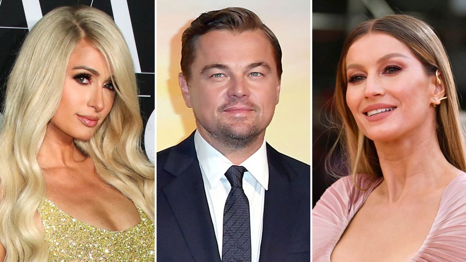 Paris Hilton Gisele Bundchen Leonardo DiCaprio's Famous Girlfriends Over the Years