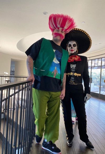 Rob Kardashian and Kris Jenner in Costiume for Halloween 2019