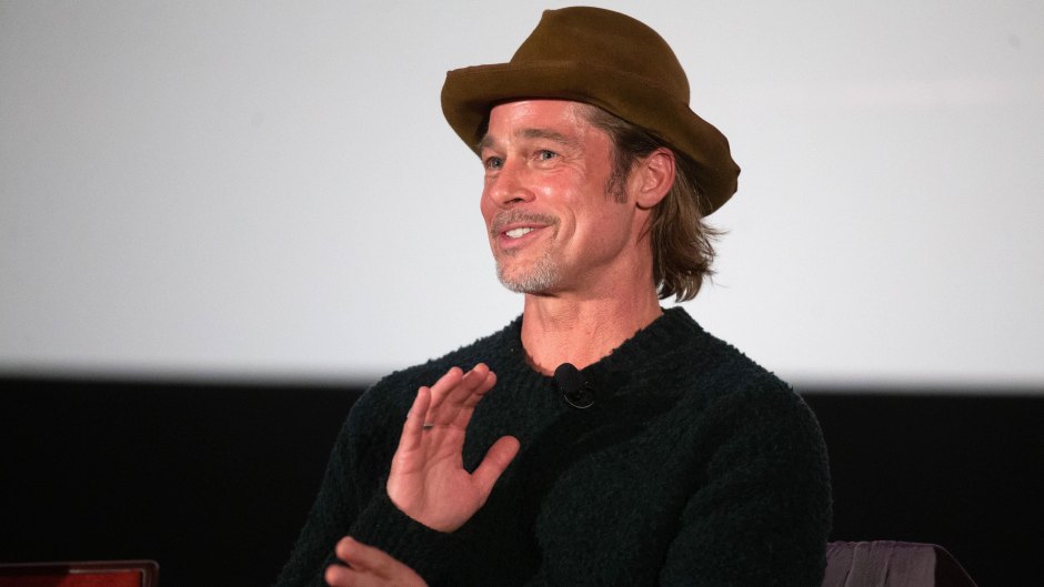 Brad Pitt Wearing a Hat