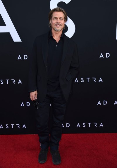 Brad Pitt Wearing a Suit 