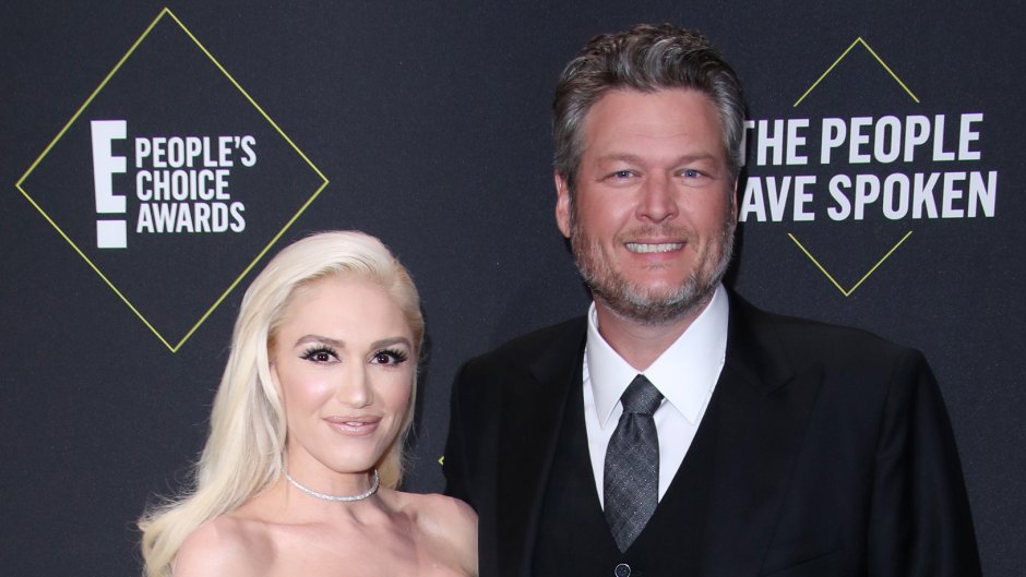 Gwen Stefani Wears Sneakers With Blake Shelton's Face on Them While Listening to Their New Duet