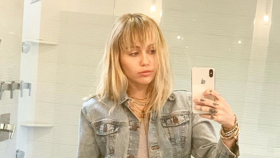 Miley Cyrus Wearing a Jean Jacket
