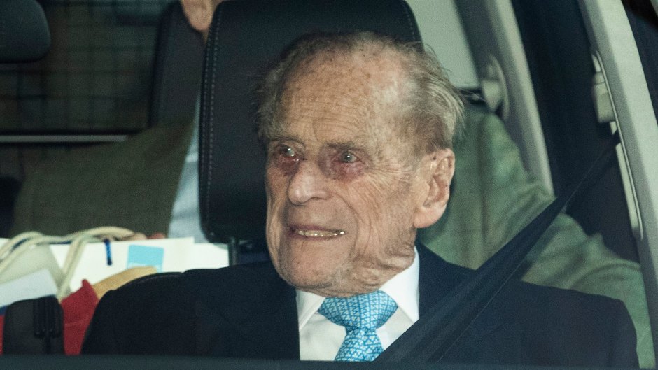 Prince Philip Leaving the Hospital in London