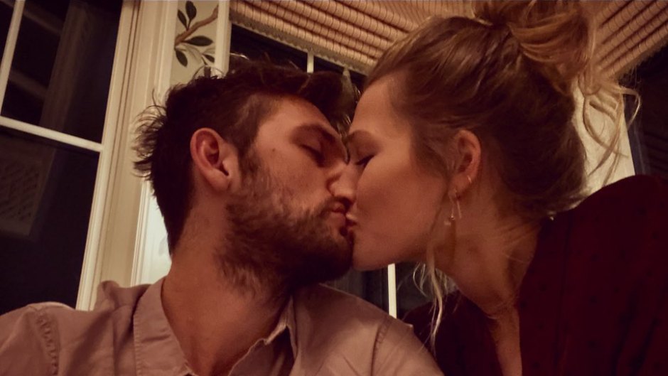 Alex and Toni Garrn Kissing With Her New Engagement Ring