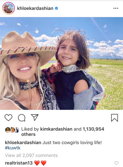 Khloe Kardashian With Niece Penelope in Wyoming