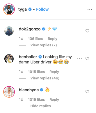 Blac Chyna Gets Flirty With Tyga on Instagram