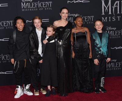 angelina jolie and 5 of her kids
