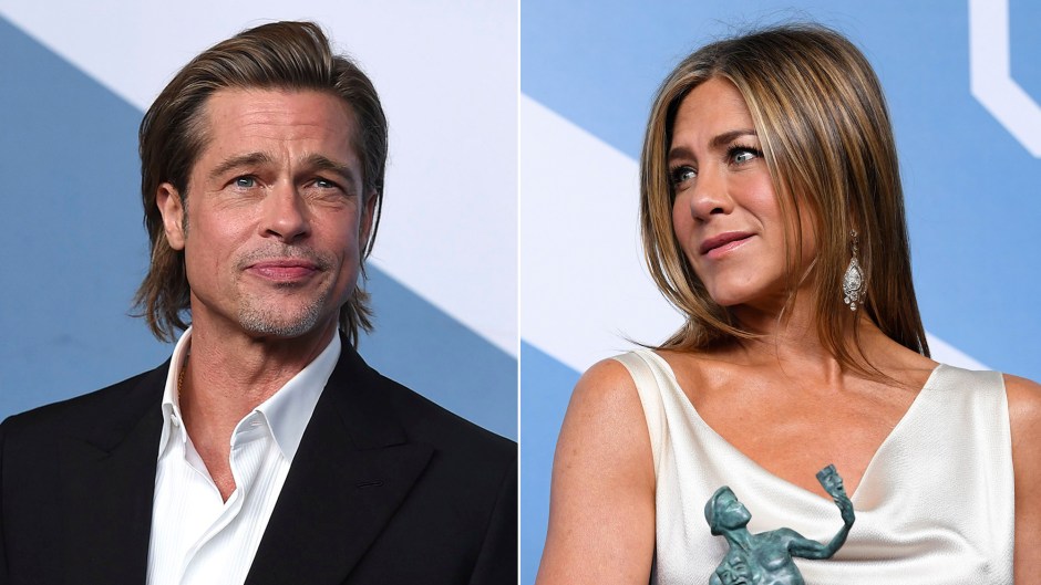 Brad Pitt Has the Sweetest Reaction When Asked If He'll Take Jen Aniston to the Oscars