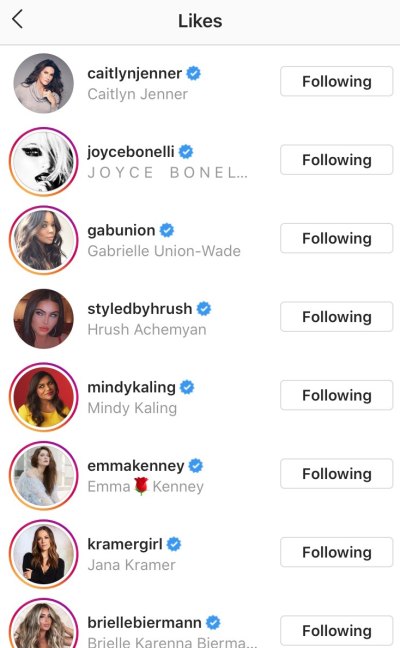 Caitlyn Jenner commenting on Khloe's Instagram