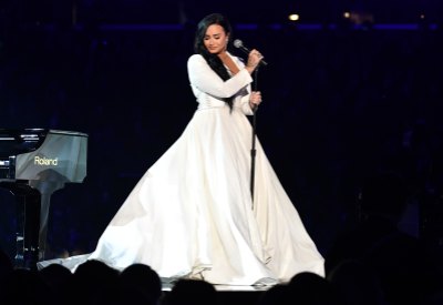 Demi Lovato Wearing White at the Grammys