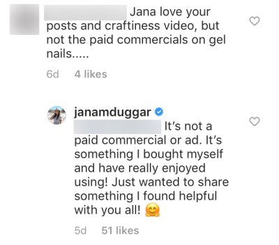 Jana Duggar Claps Back at Instagram Ad Accusation and Criticism