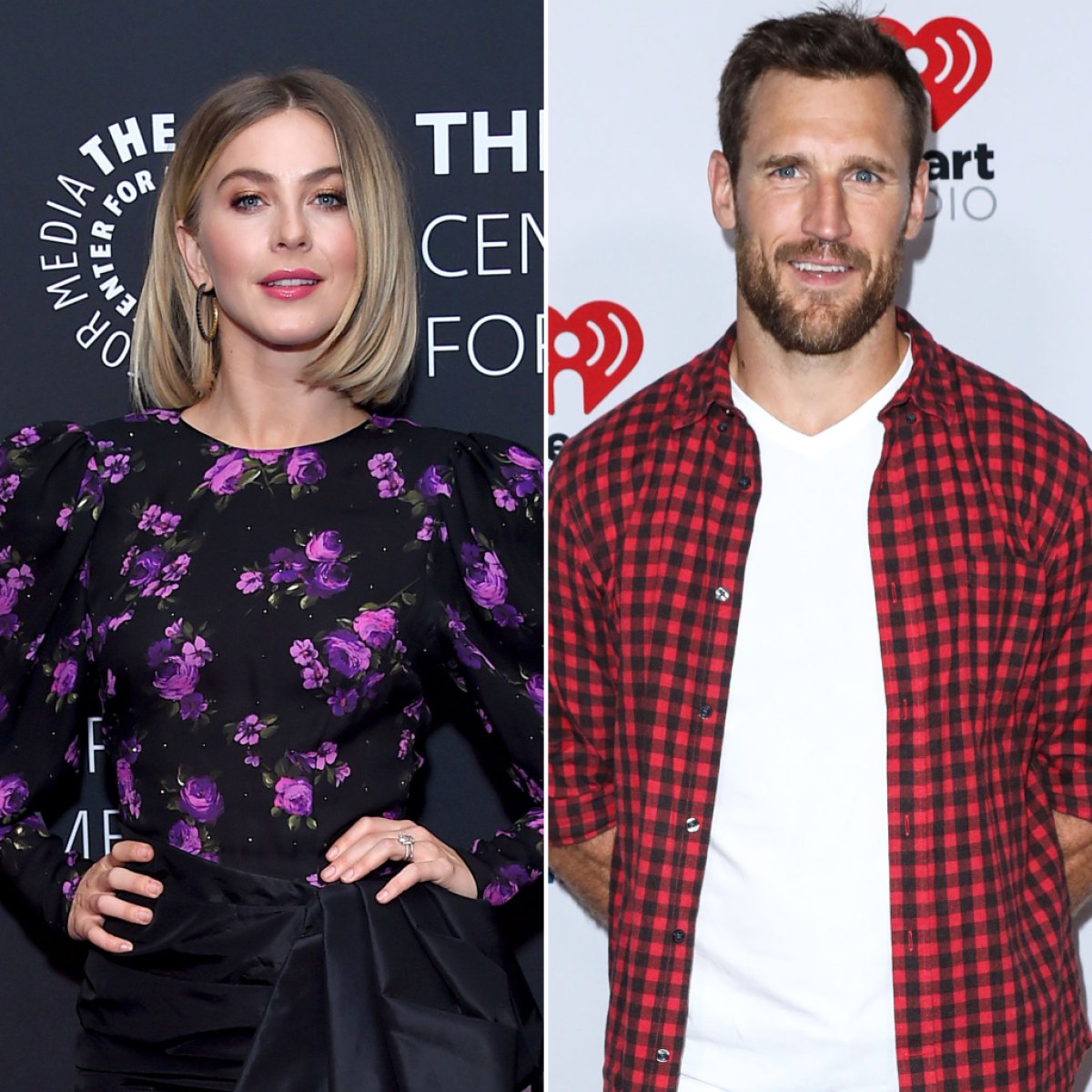 Julianne Hough's fiancé Brooks Laich puts her over his head while