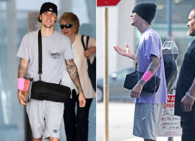 Justin Bieber Walking Around With Medical Tape on His Arm