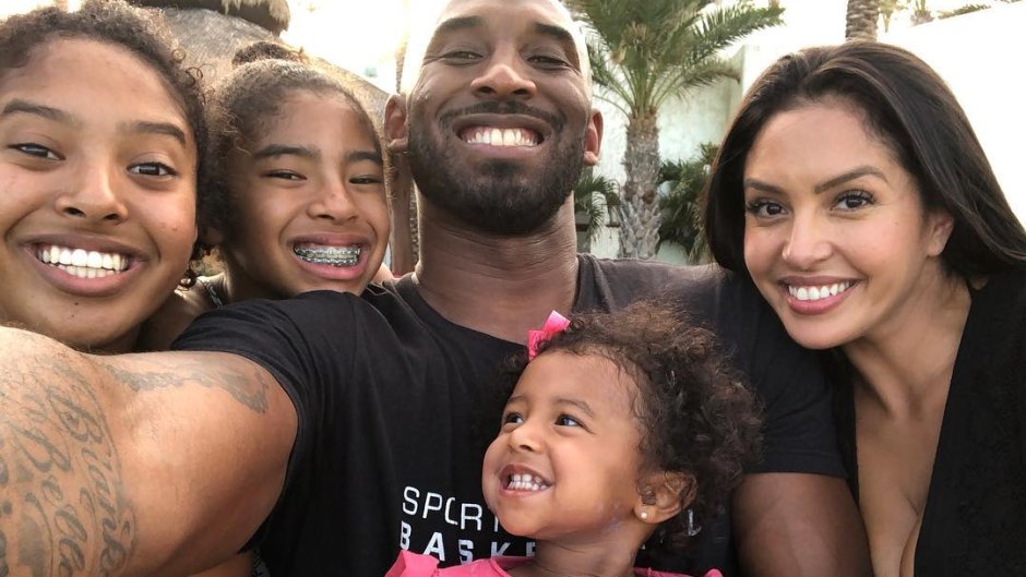 Kobe Bryant With His 4 Daughters