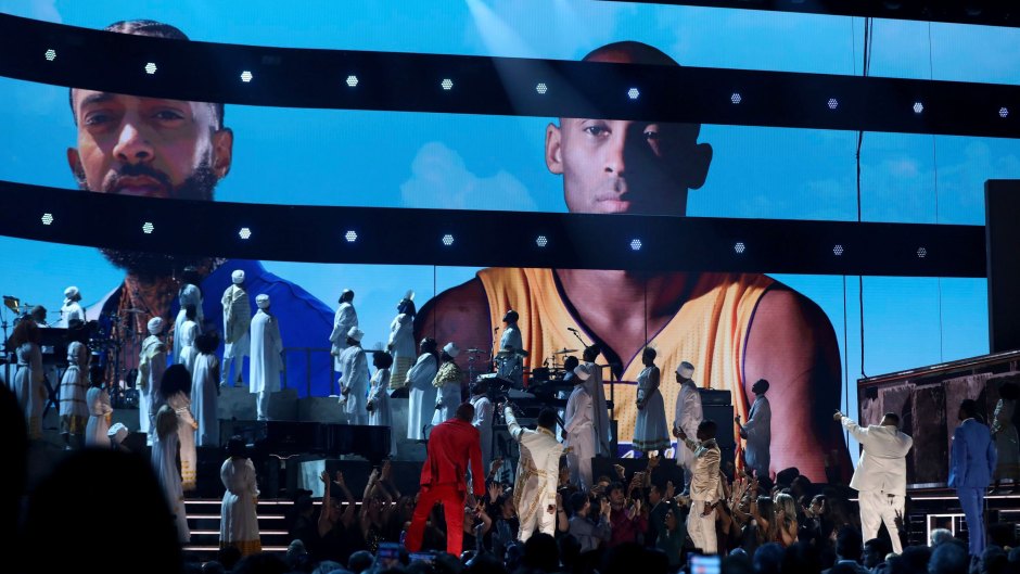 Kobe Bryant and Nipsey Hussle Tribute at the Grammys