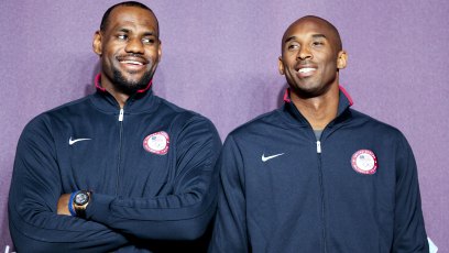 LeBron James and Kobe Bryant