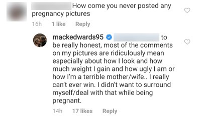 Mackenzie Edwards Explains Why She Didn't Share Any Pregnancy Photos