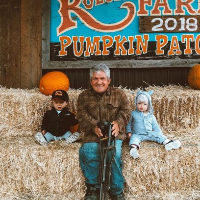 Matt Roloff Takes Pumpkin Patch Photo With Ember and Jackson