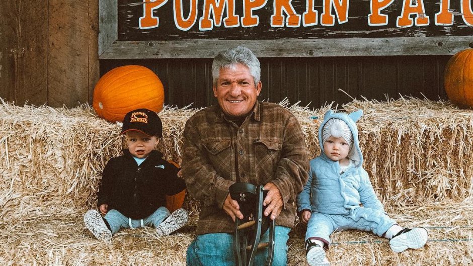 Matt Roloff Takes Pumpkin Patch Photo With Ember and Jackson