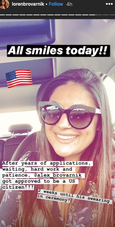 Loren Announces Alexei's American Citizenship Approval