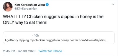 kim-kardashian-honey-chicken-nuggets-tweet