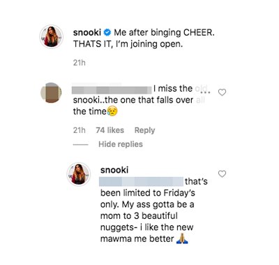 Jersey Shore Star Snooki Pokes Fun at Her Partying Days