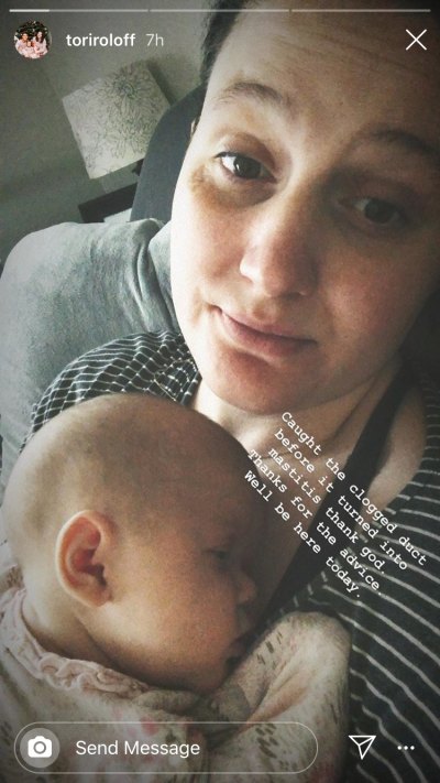 Tori Roloff Reveals She Caught 'Clogged Duct' Before It Became Mastitis