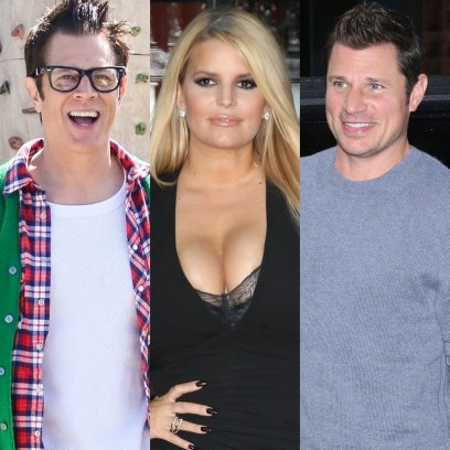 Johnny Knoxville, Jessica Simpson and Nick Lachey