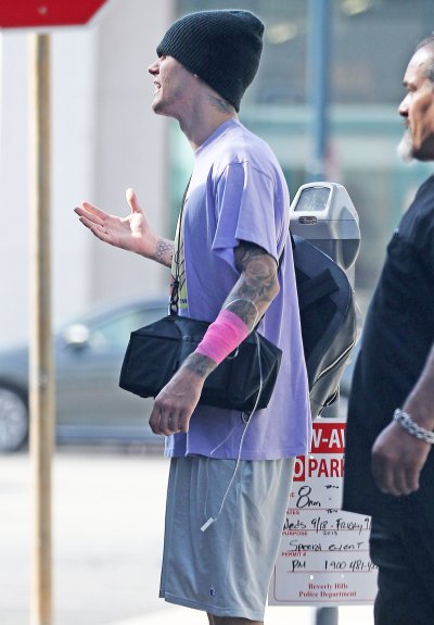 Justin Bieber IV in His Arm Lyme Disease