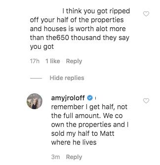Amy Roloff Responds to Fan Who Says She Got 'Ripped Off' When She Sold Her Share of the Farm comment