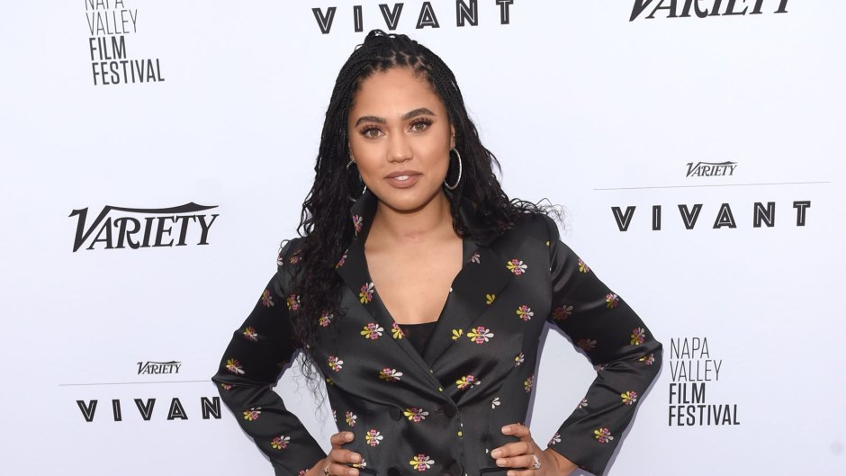 Ayesha Curry Wearing a Black Jumpsuit