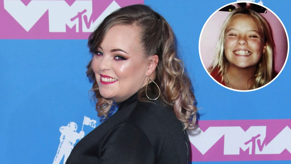 In-set Photo of Young Catelynn Lowell Over Recent Photo of Catelynn Lowell