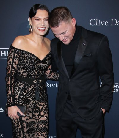 Jessie J Wearing Lace With Channing Tatum
