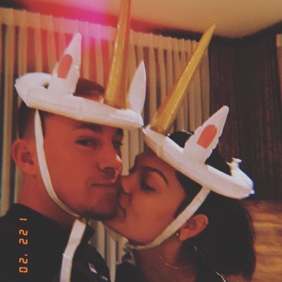 Channing Tatum and Jessie J Wearing Unicorn Horns