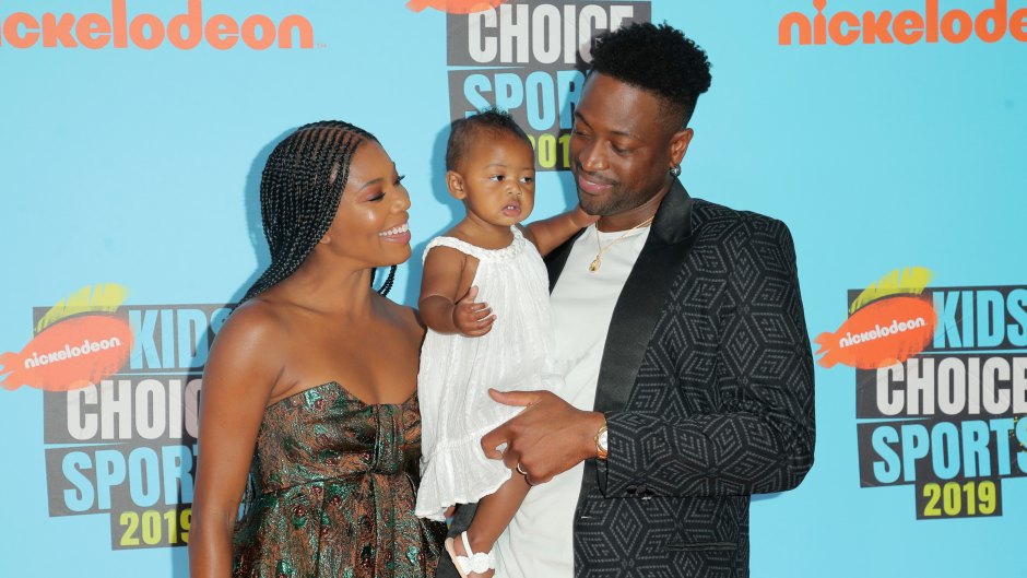 Dwyane Wade and Gabrielle Union With Daughter Kaavia James