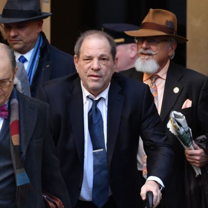Harvey Weinstein Walking into Trial