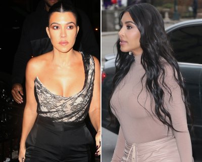 Split of Kourtney and Kim Kardashian